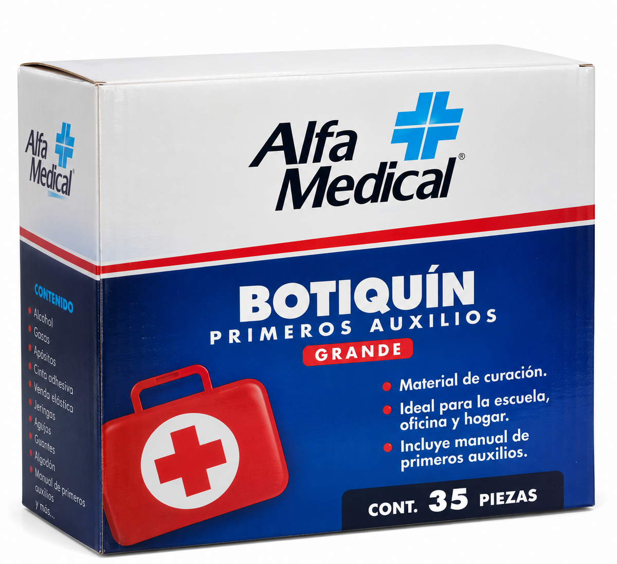 Botiquín Primeros Auxilios Alfa Medical