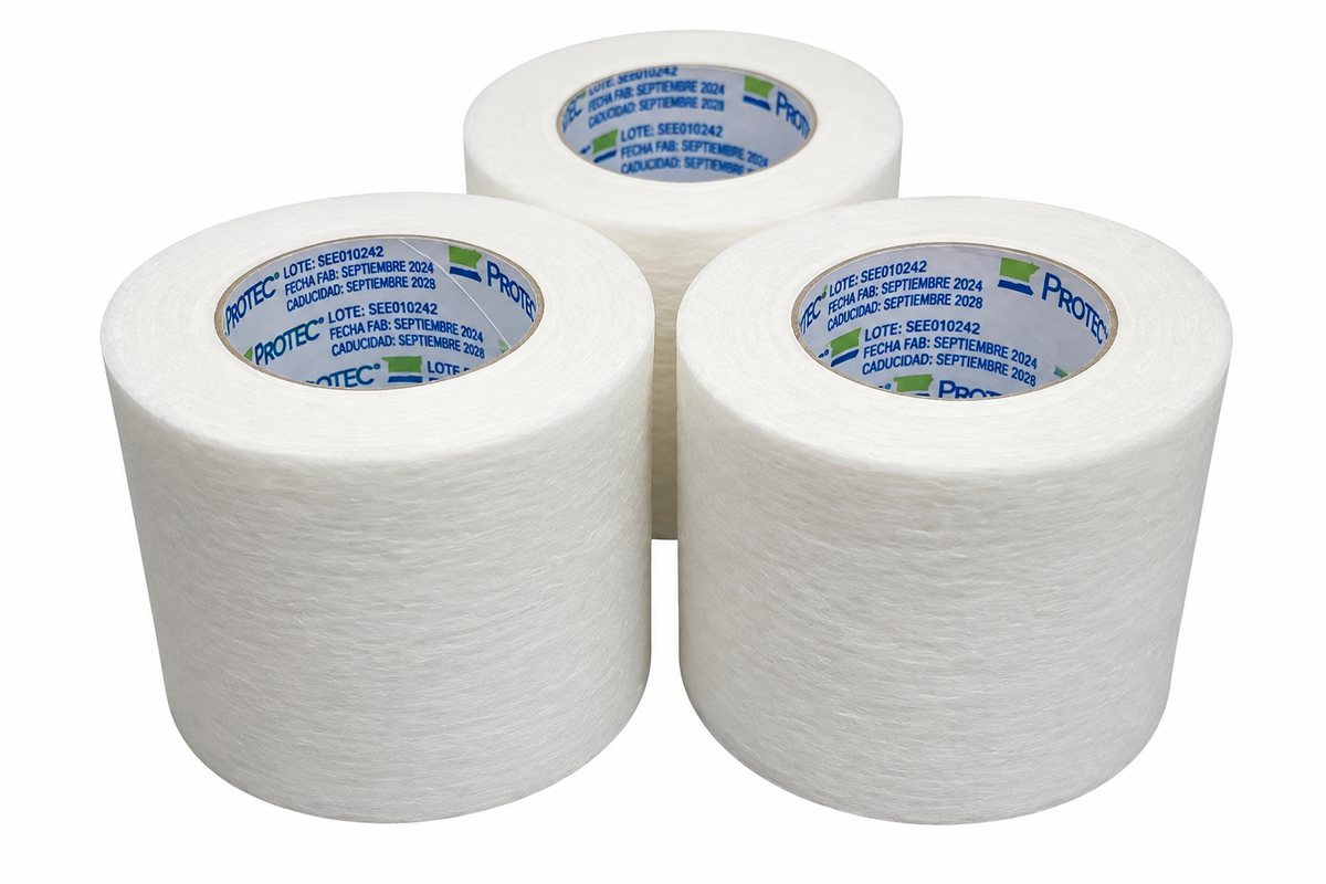 Cinta Microporosa Protec 5cm x 10m 6 con piezas