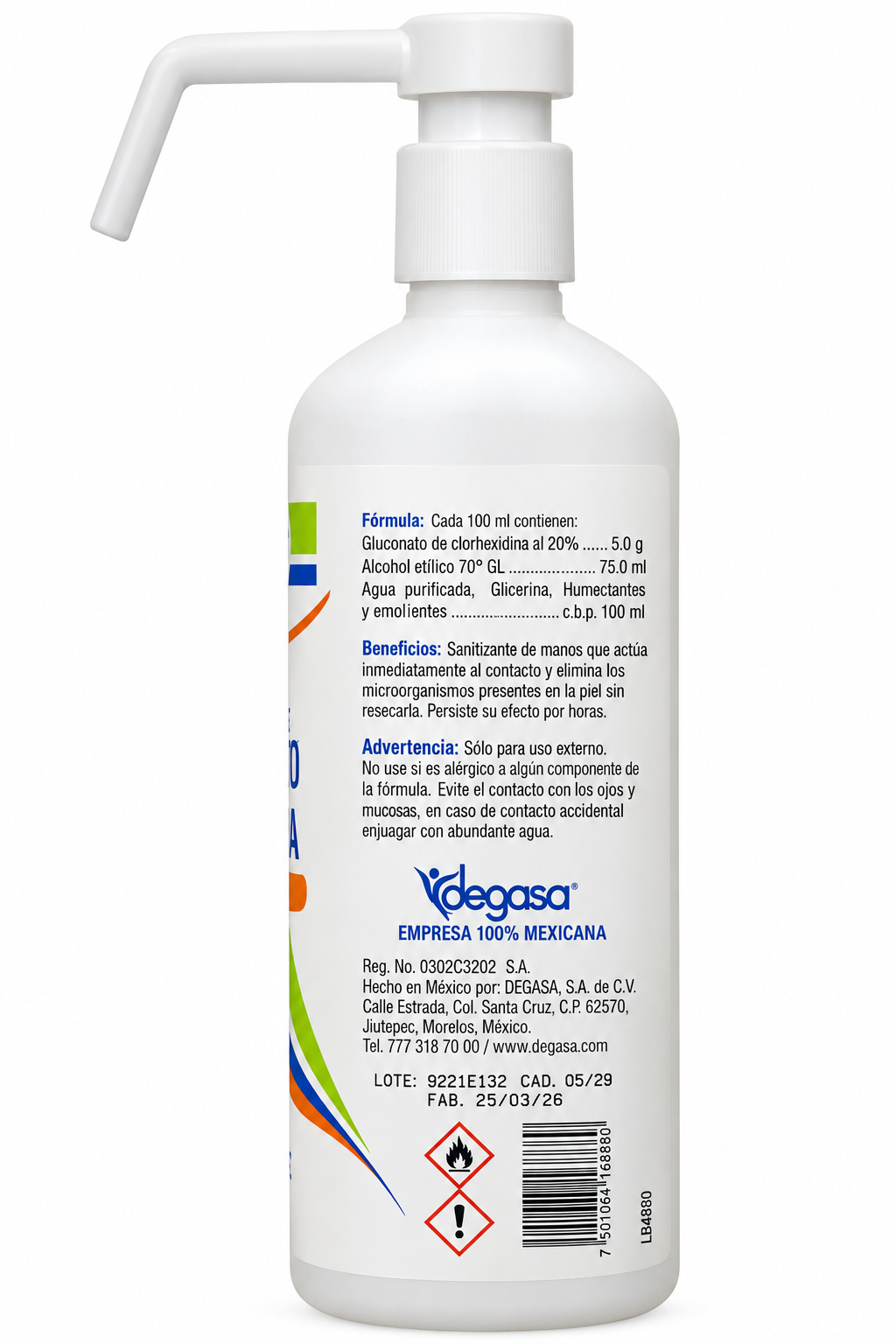 Gluconato de Clorhexidina Protec 500 ml