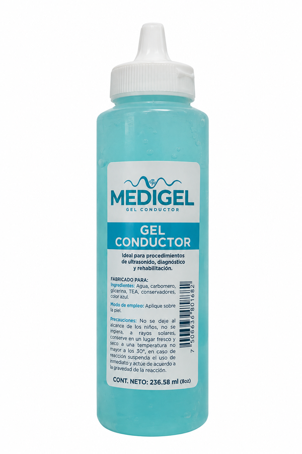 Gel conductor para ultrasonido Medigel 236 ml