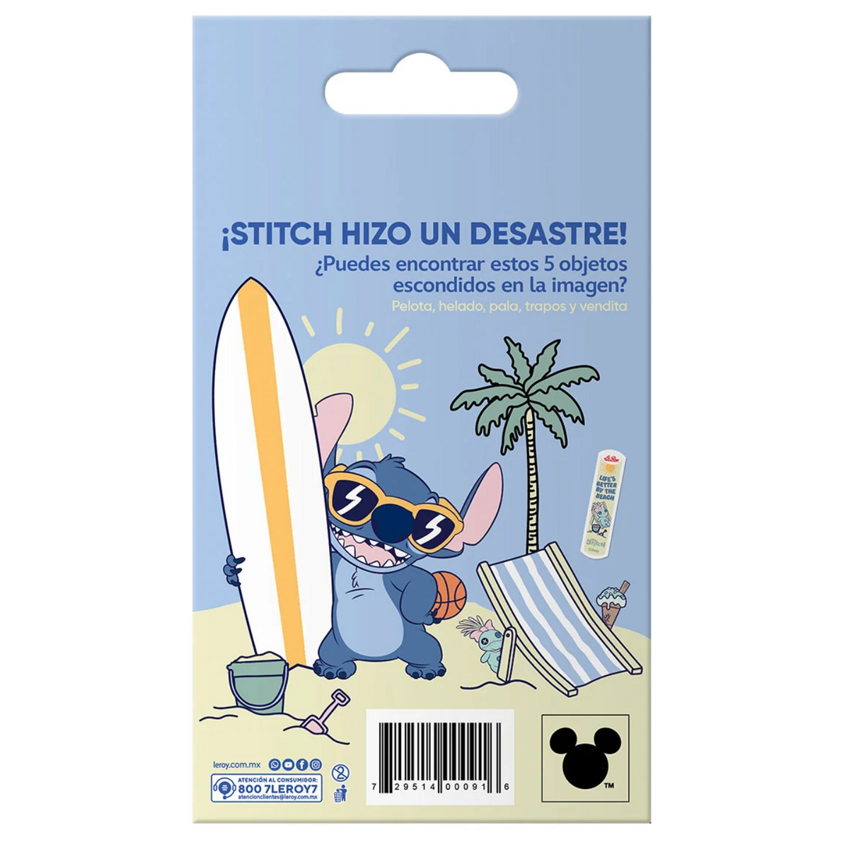 Curitas Venditas Adhesivas para niños LeRoy Stich 20 piezas
