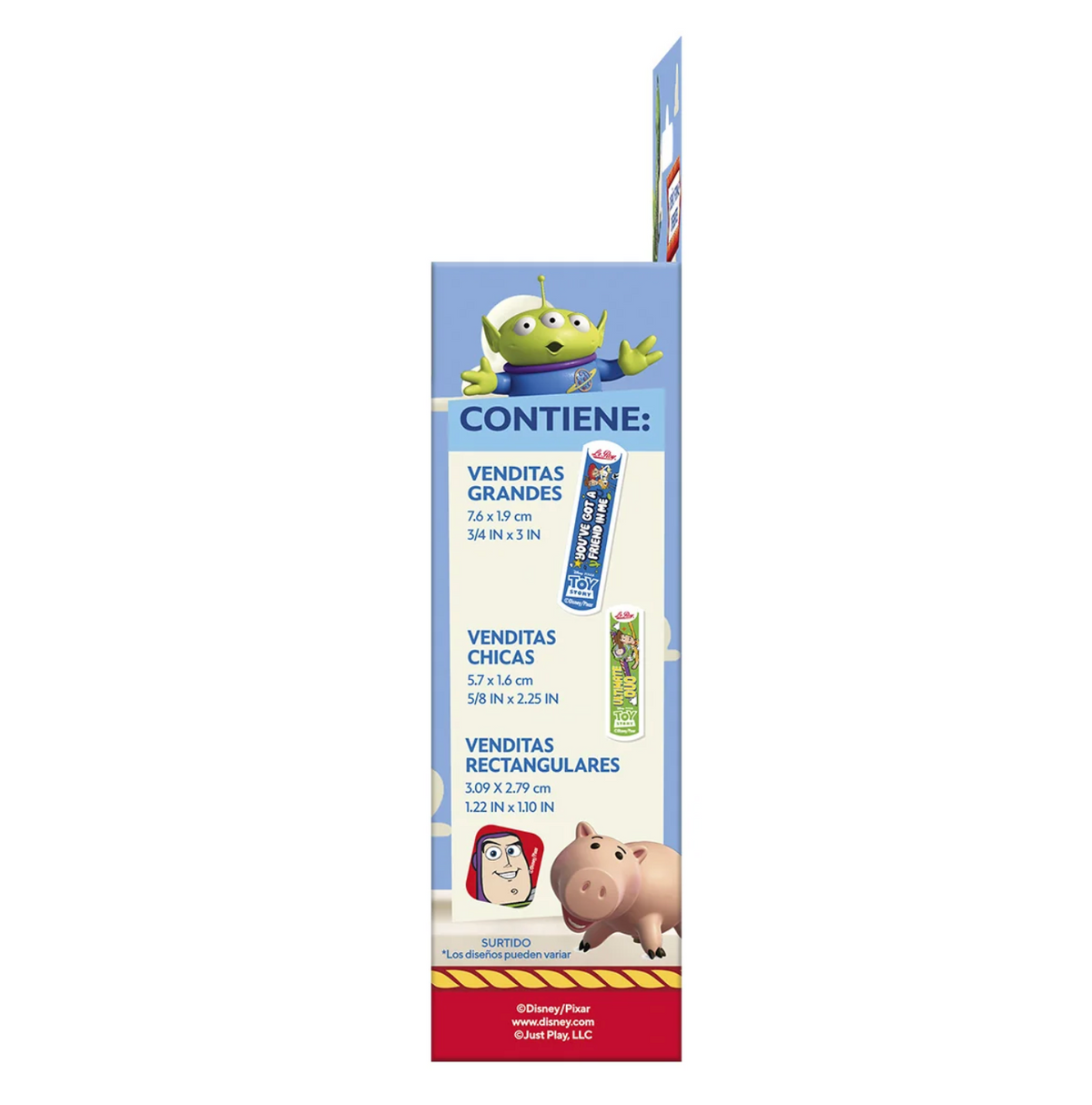 Curitas Venditas Adhesivas para niños LeRoy Toy Story 20 piezas
