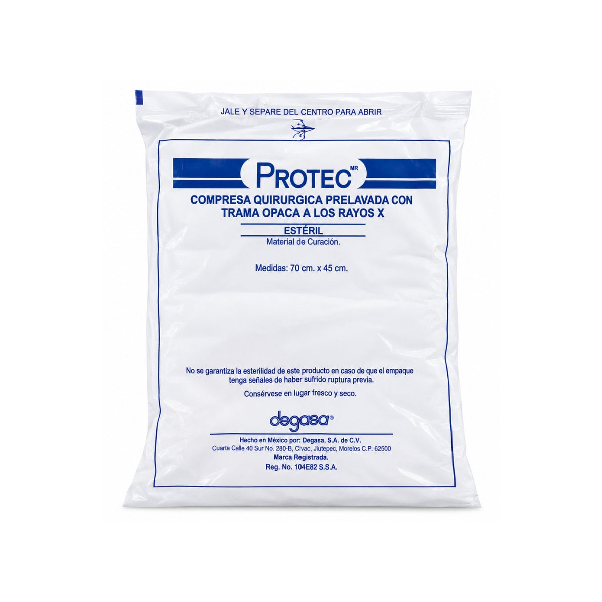 Compresa Estéril Protec 70x45 Cm 5 Piezas