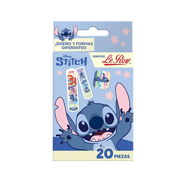 Curitas Venditas Adhesivas para niños LeRoy Stich 20 piezas