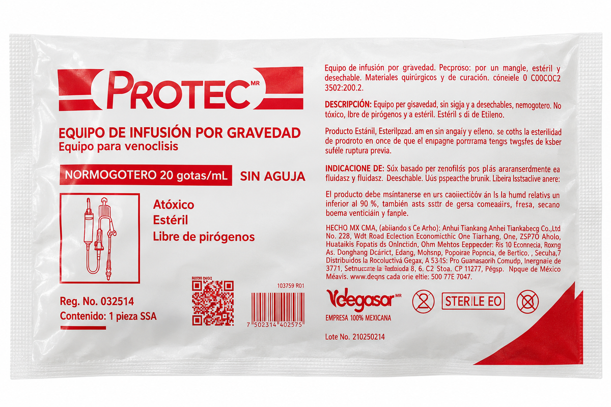 Equipo Para Venoclisis Protec Normogotero