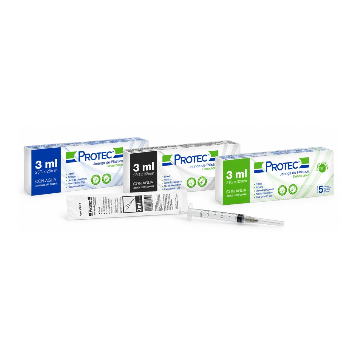 Jeringa Nipro 3ML 100 piezas