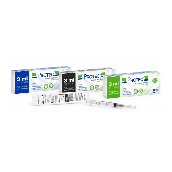 Jeringa Nipro 3ML 100 piezas