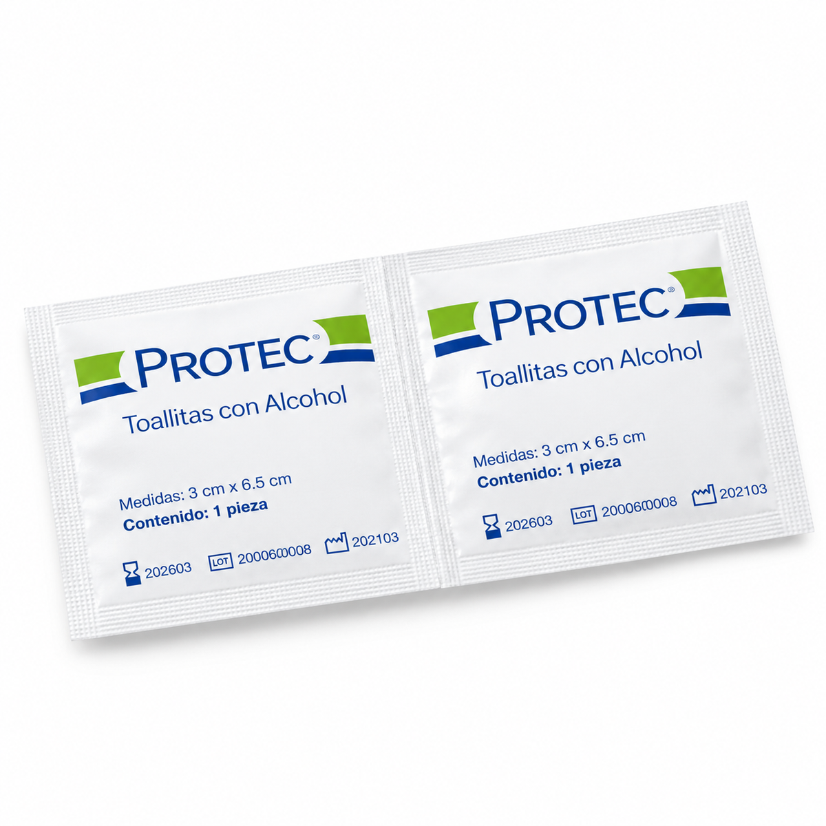 Toallitas Alcoholadas Protec 100 piezas