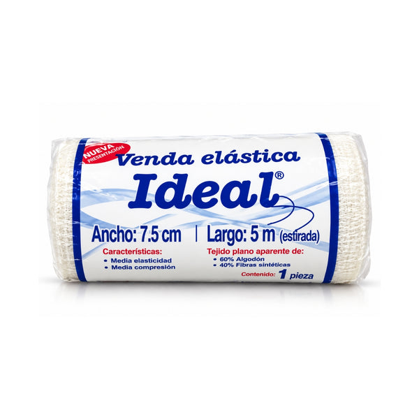 Venda elastica Ideal 7.5 x 5 , 12 Unidades