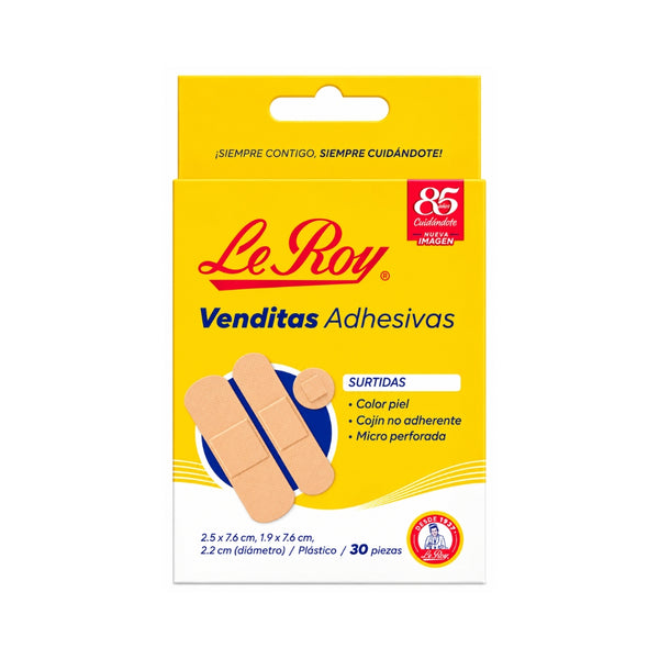 Venditas Adhesivas LeRoy Surtido 30 piezas