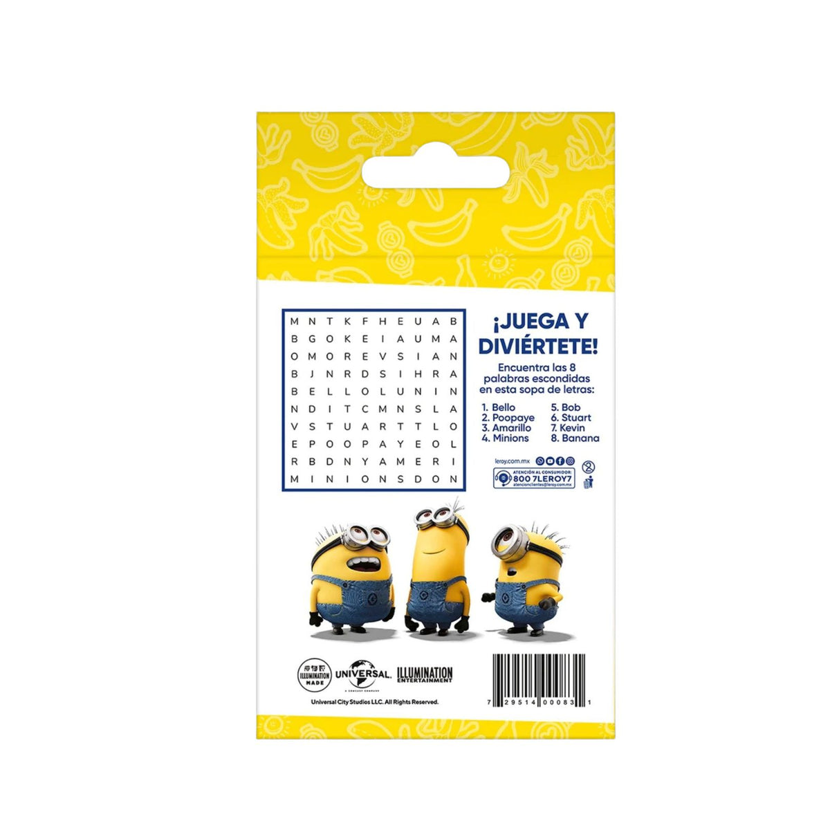 Curitas Venditas Adhesivas para niños Minions 20 piezas